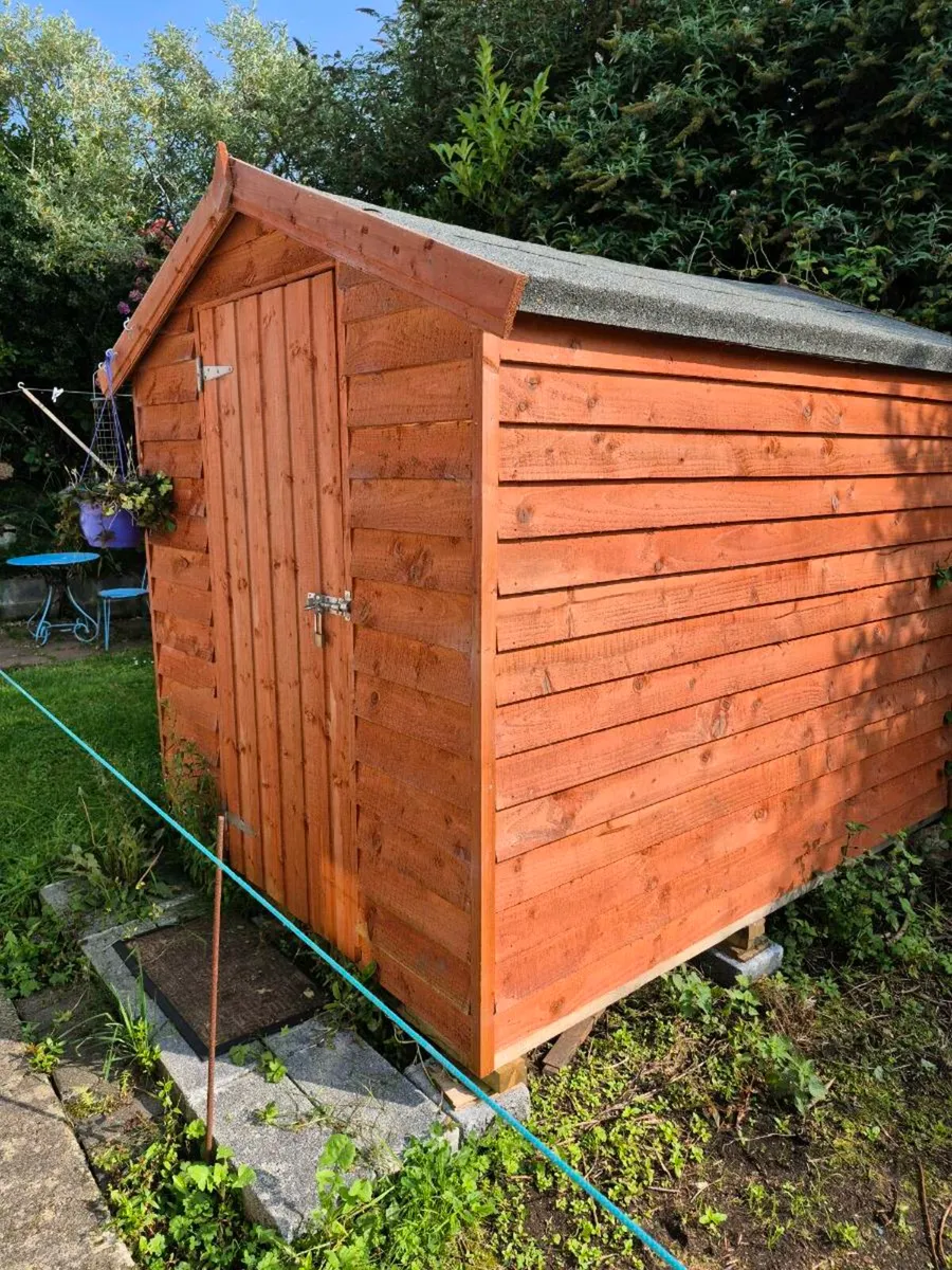 6x8 wooden shed 1 yr old - Image 2