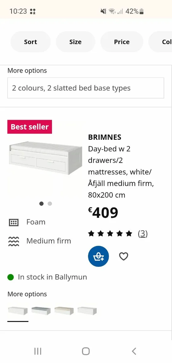 Ikea sofa bed - Image 3