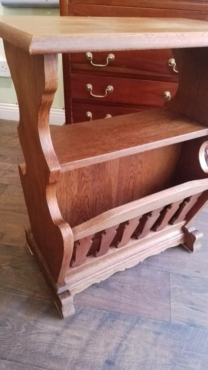 Coffee table magazine rack - Image 1