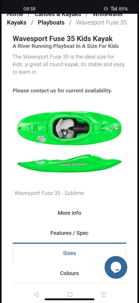 Kayak wave sport fuse 35 - Image 1