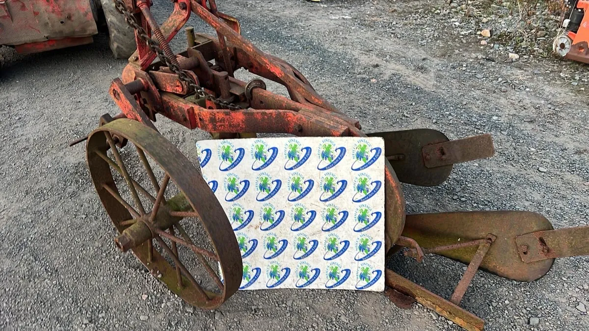Nuffield 2 Furrow Plough with Land Wheel - Image 4