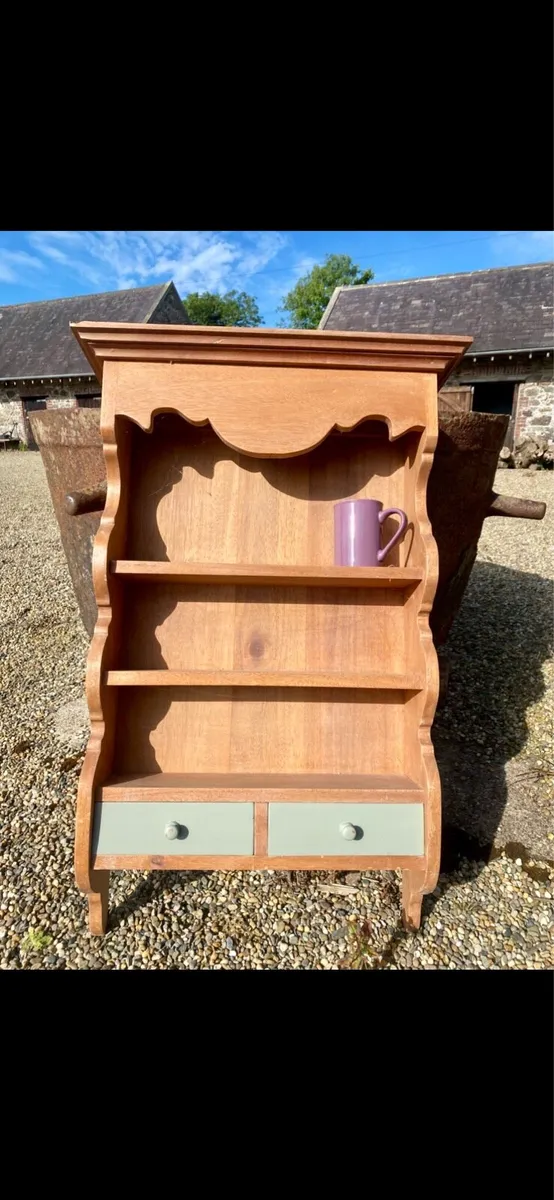 Solid wood wall shelves - Image 1
