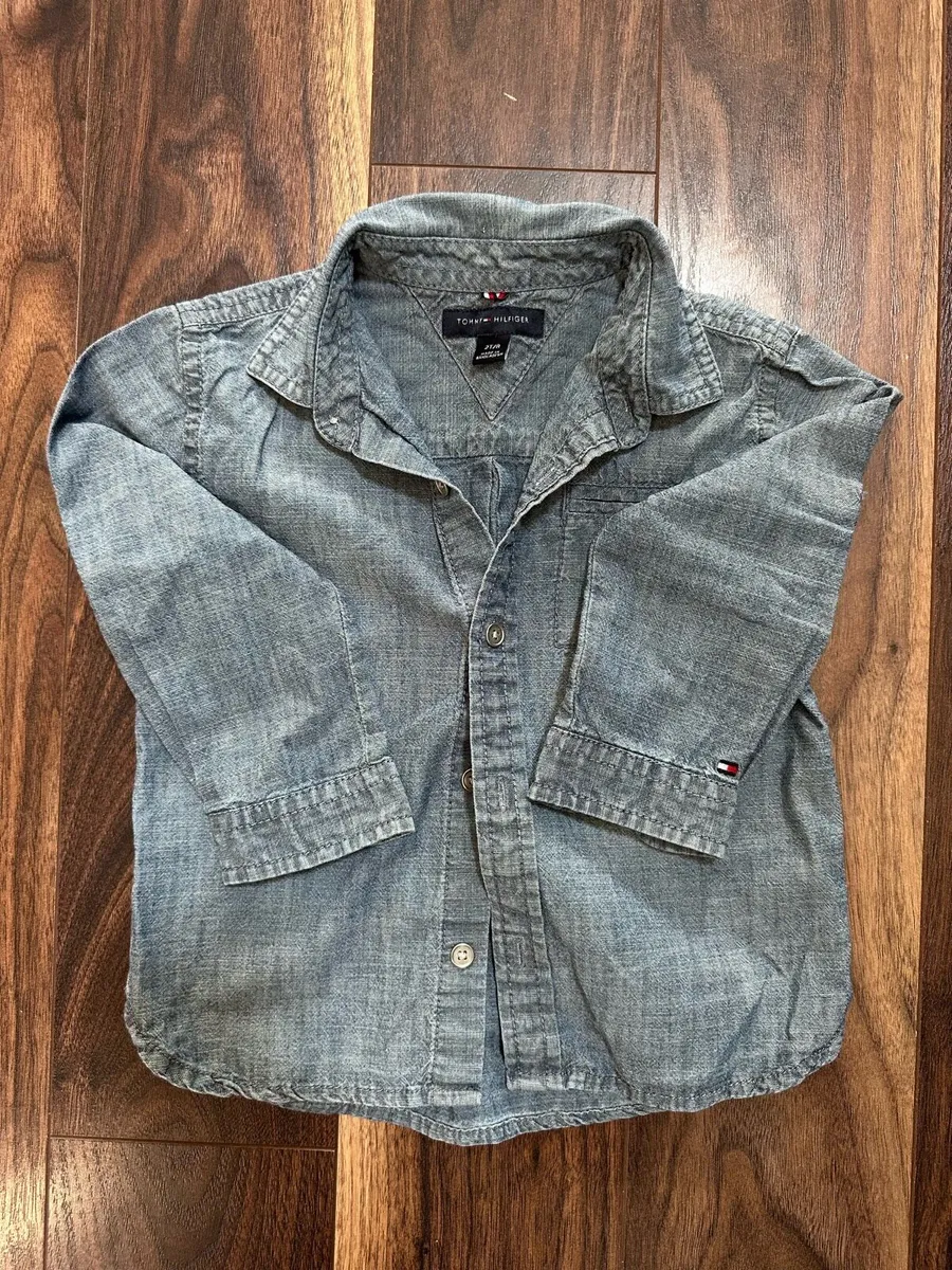 Tommy Hilfiger toddler denim shirt - Image 1