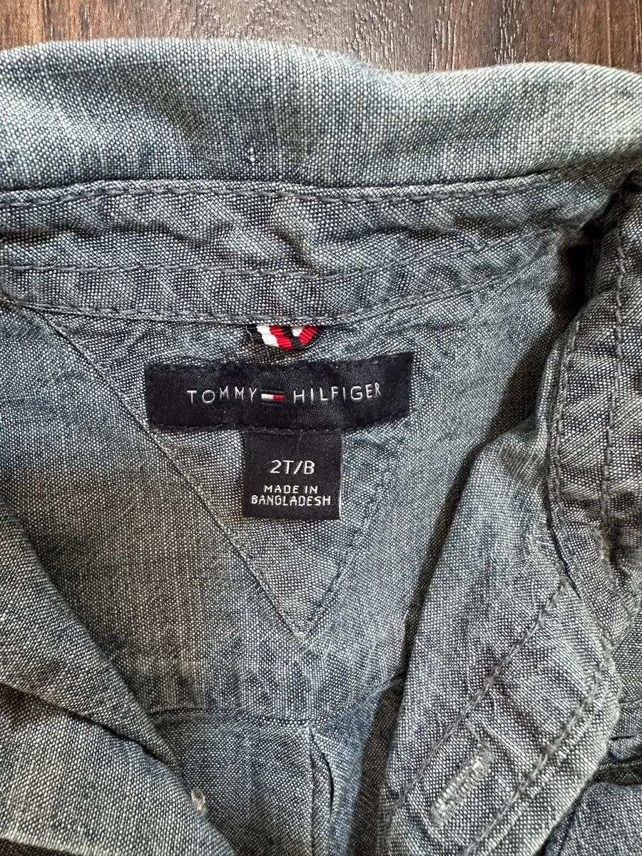 Tommy Hilfiger toddler denim shirt - Image 2