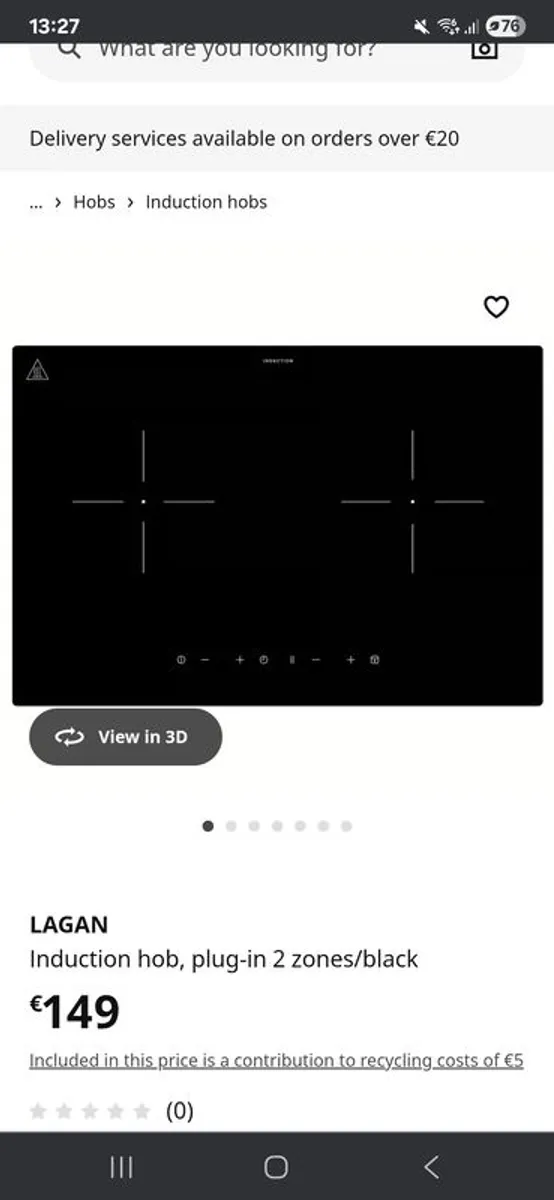 Plug in Induction Hob IKEA - Image 3