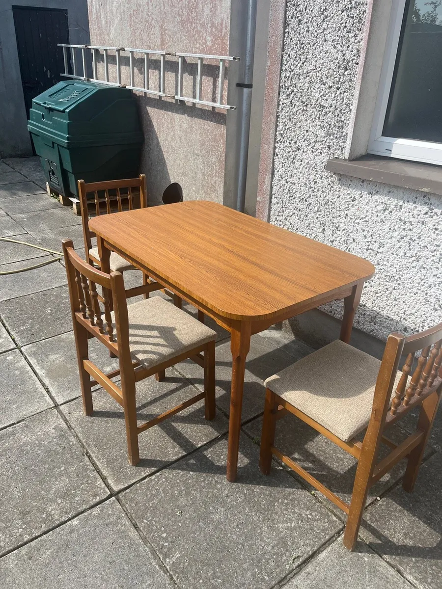 Table and chairs