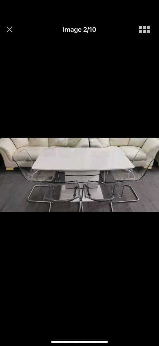 Dinning table and chair set - Image 2