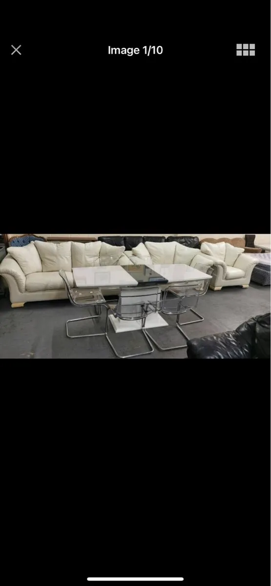 Dinning table and chair set - Image 3