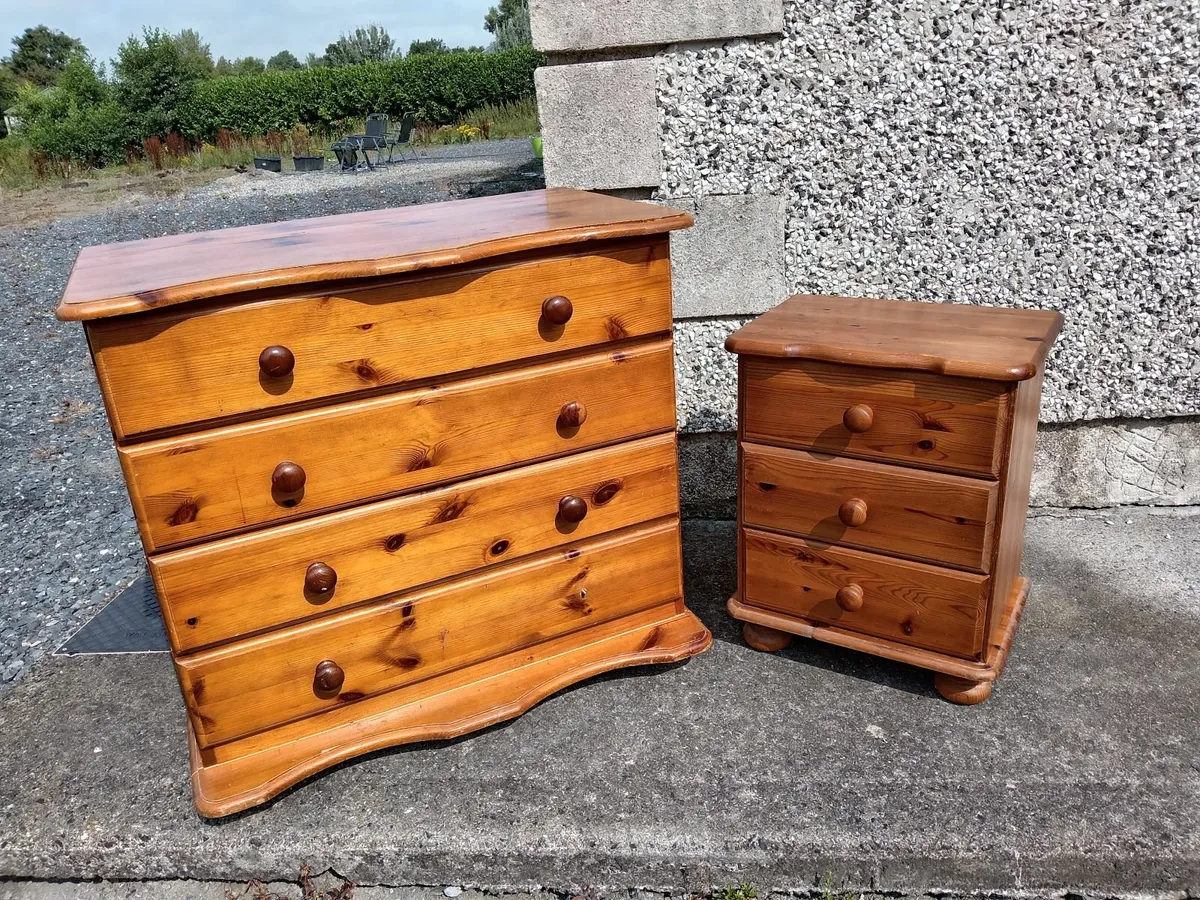 Pine drawer and bed locker - Image 1