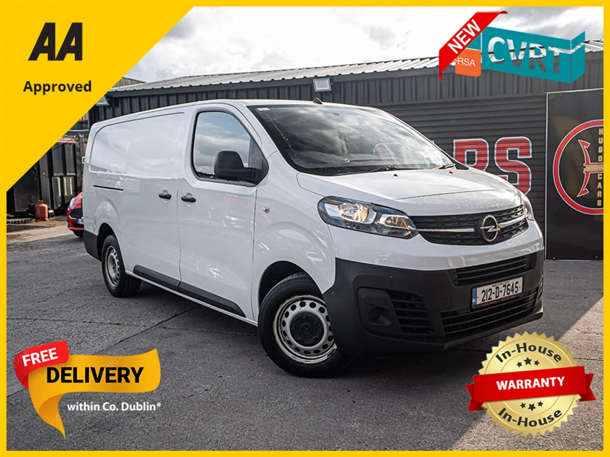 212 Opel Vivaro 1.5d/1 Owner/New CVRT/Warranty - Image 1