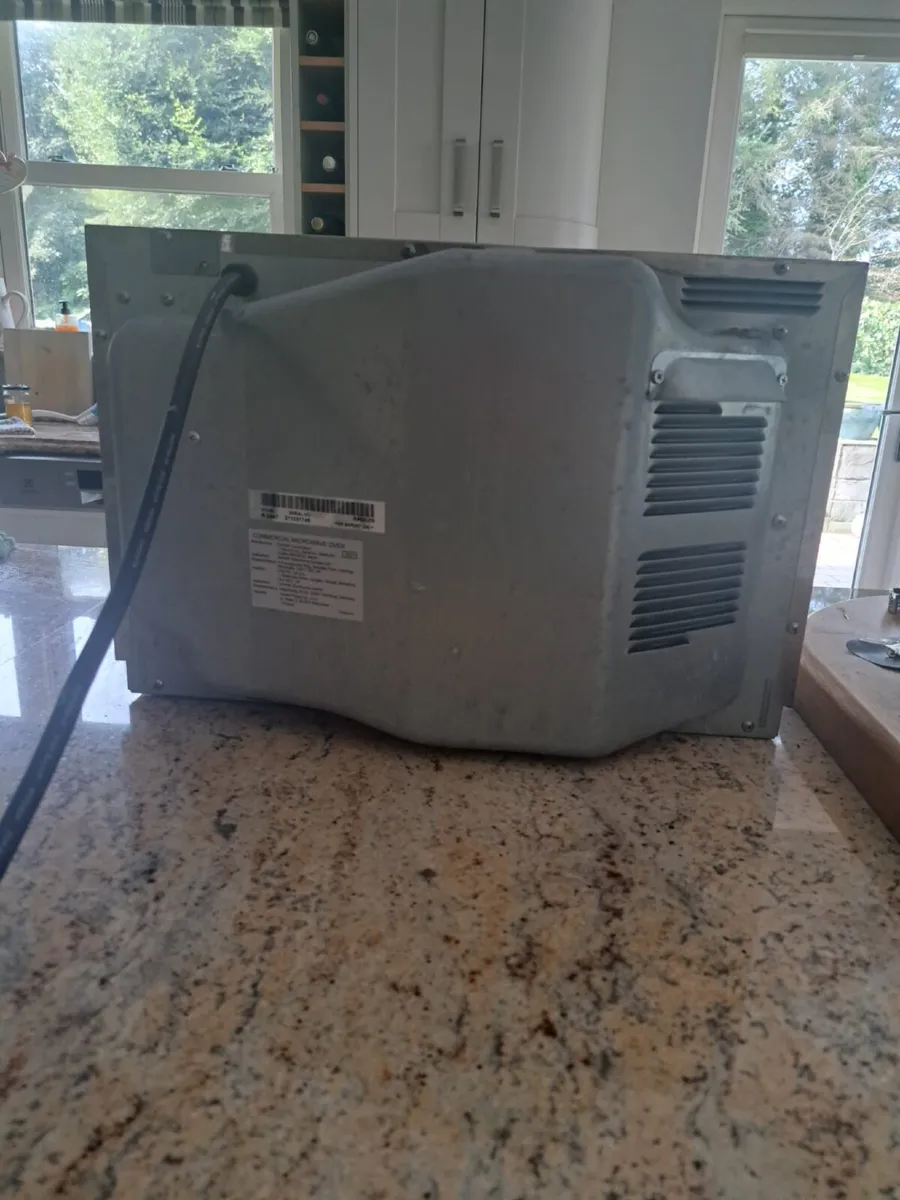 Sharp R24AT Stainless Steel Microwave - Image 2