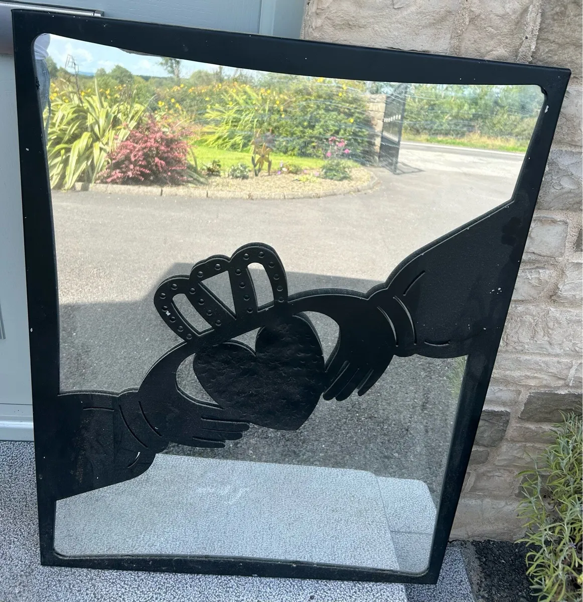 Bespoke mirror (cladagh/horse) - Image 1