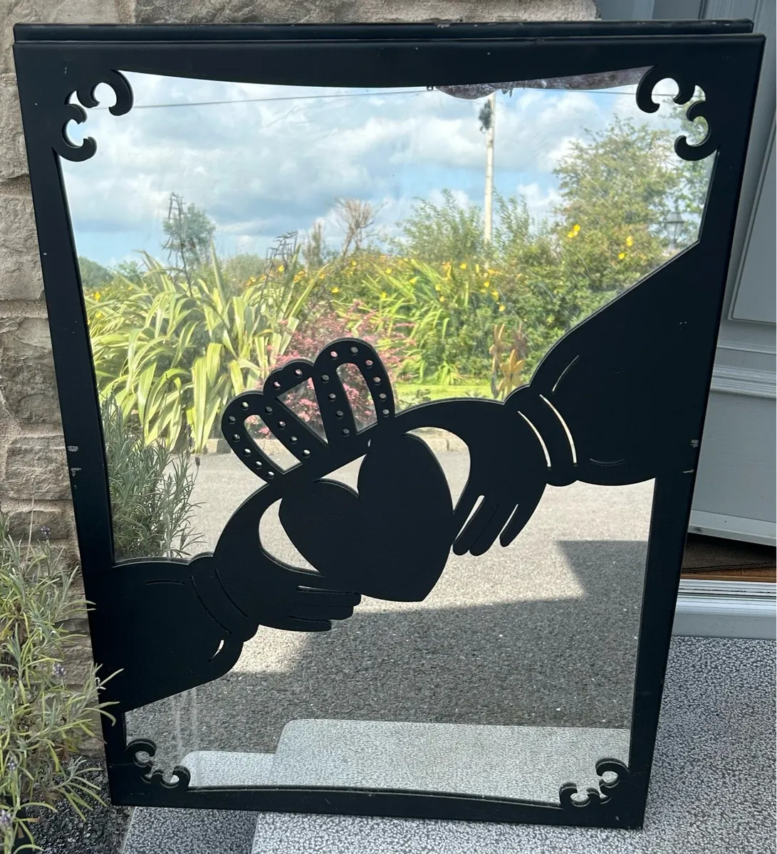 Bespoke mirror (cladagh/horse) - Image 3