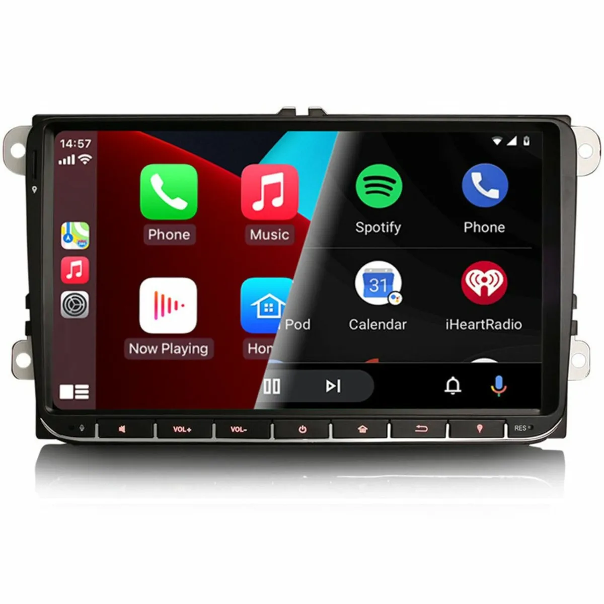 For VW GOLF MK5 MK6 9" Apple Carplay Car Stereo - Image 2