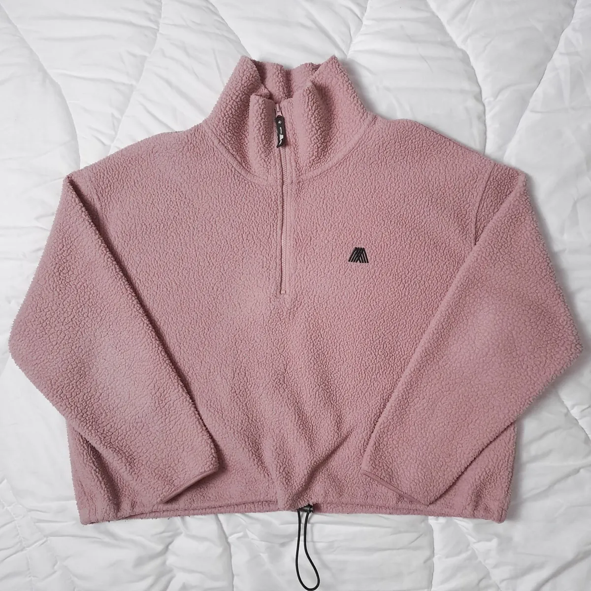 4th Arq Blush Dusty Pink Quarter Zip Sweatshirt XS - Image 3
