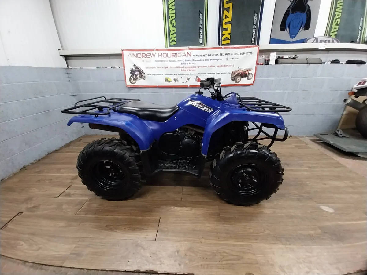 Yamaha YFM 350 Grizzly Blue - Image 1
