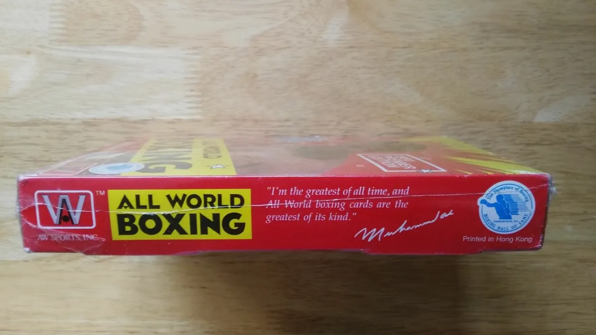 muhammad ali 1991 boxing cards sealed - Image 3