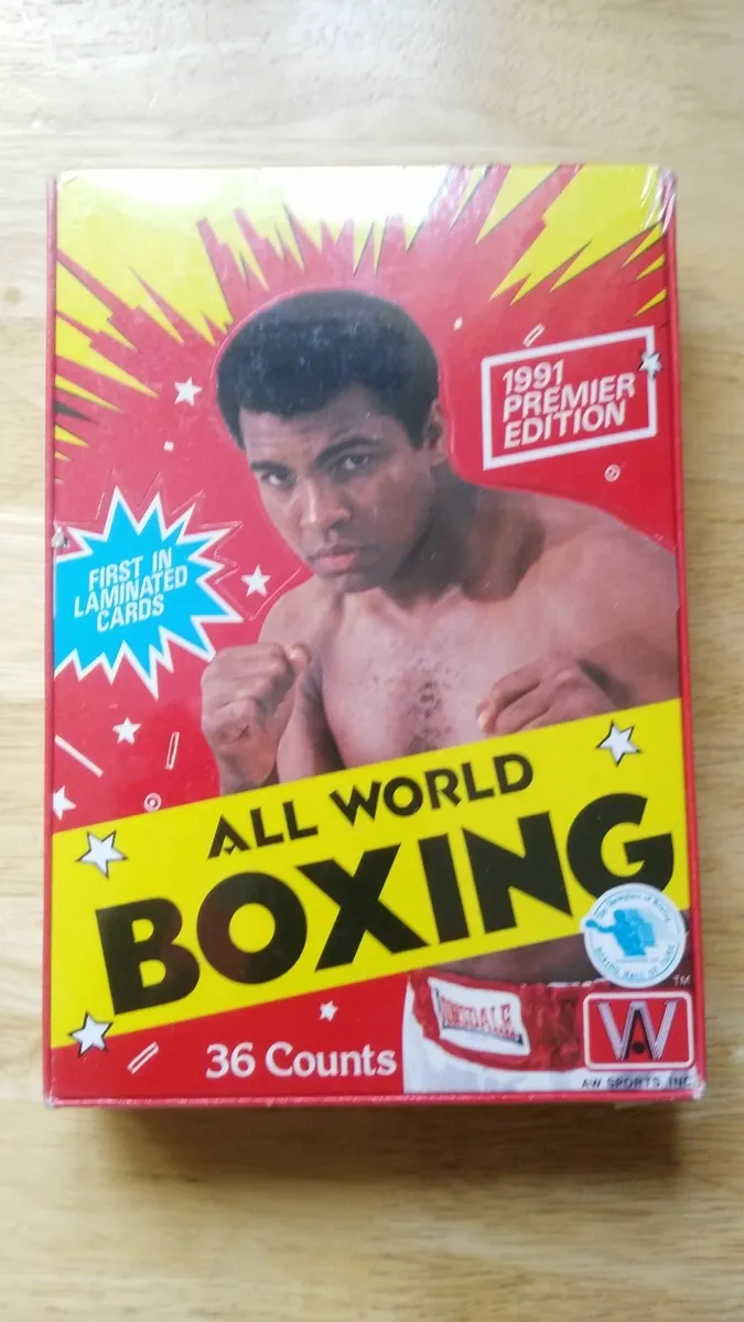 muhammad ali 1991 boxing cards sealed - Image 4