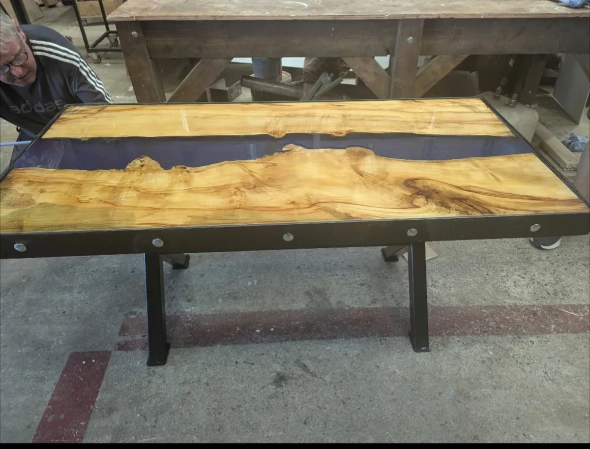 Epoxy resin River coffee table - Image 1