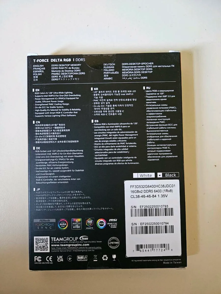 Team 32GB DDR5 6400MHz Ram - Image 2