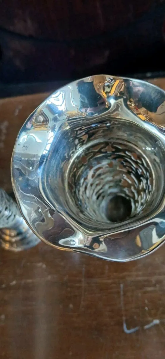 Sterling silver posie vases - Image 4