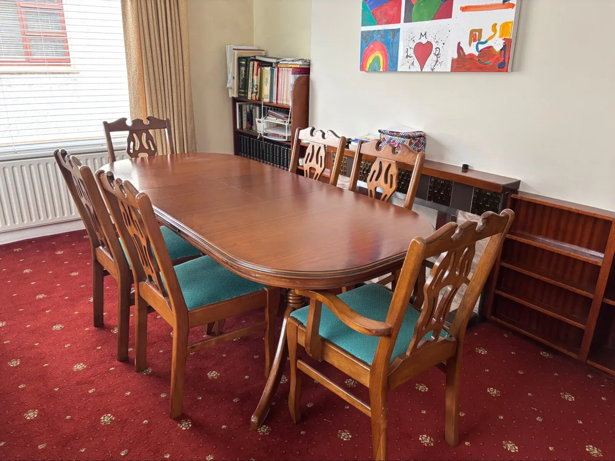 Dining table x6 Chairs - Image 1