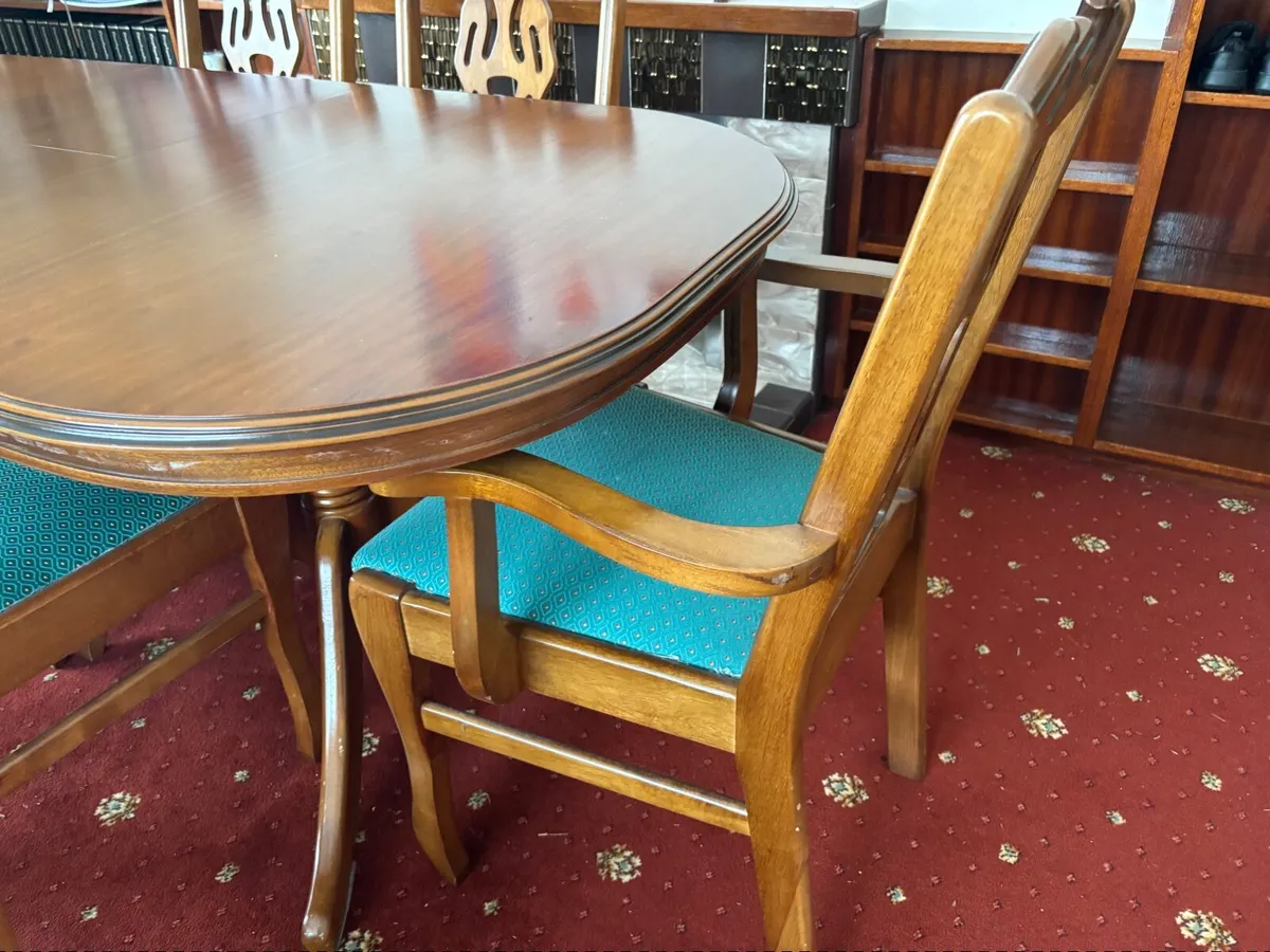 Dining table x6 Chairs - Image 2