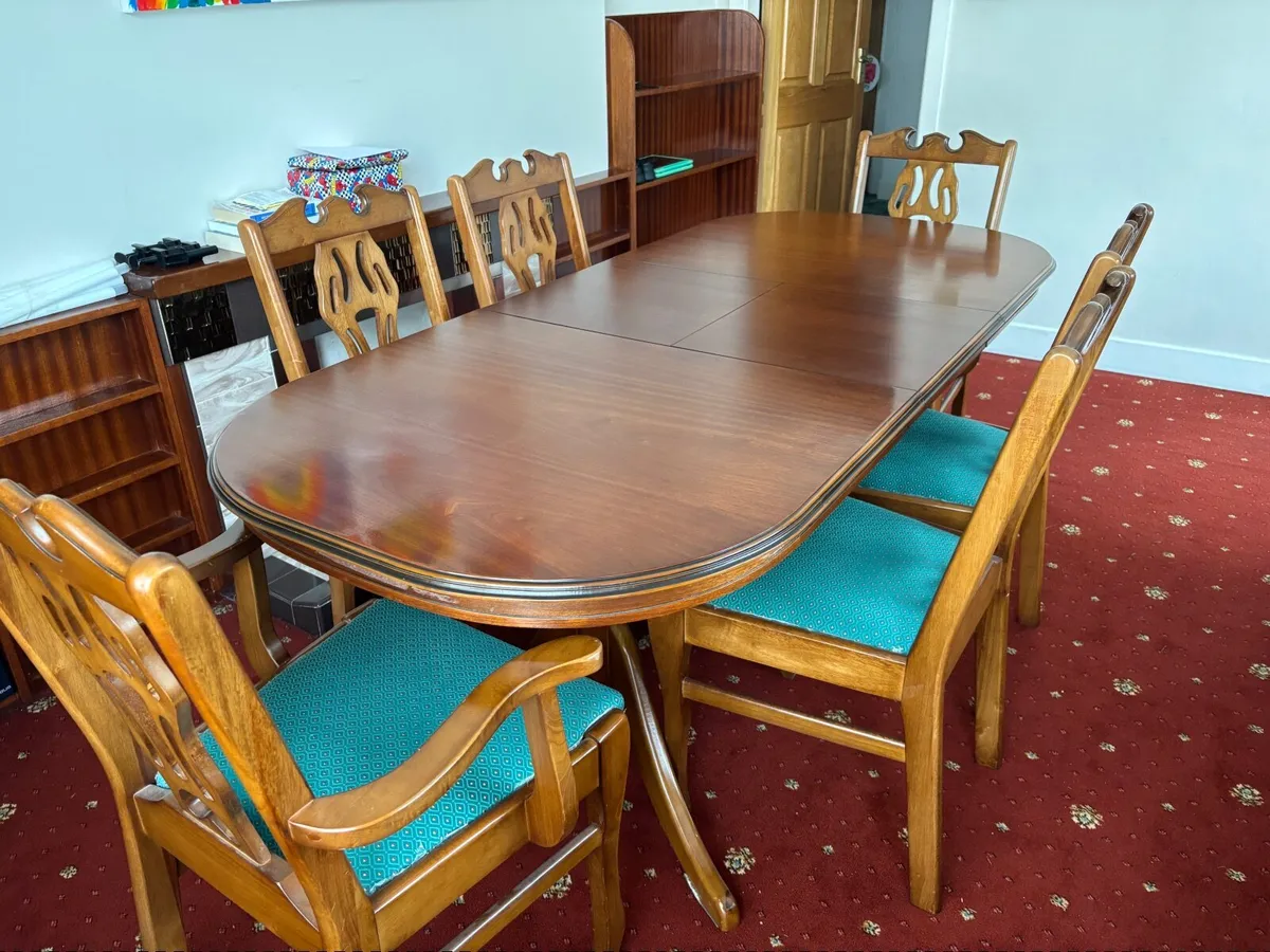 Dining table x6 Chairs - Image 3