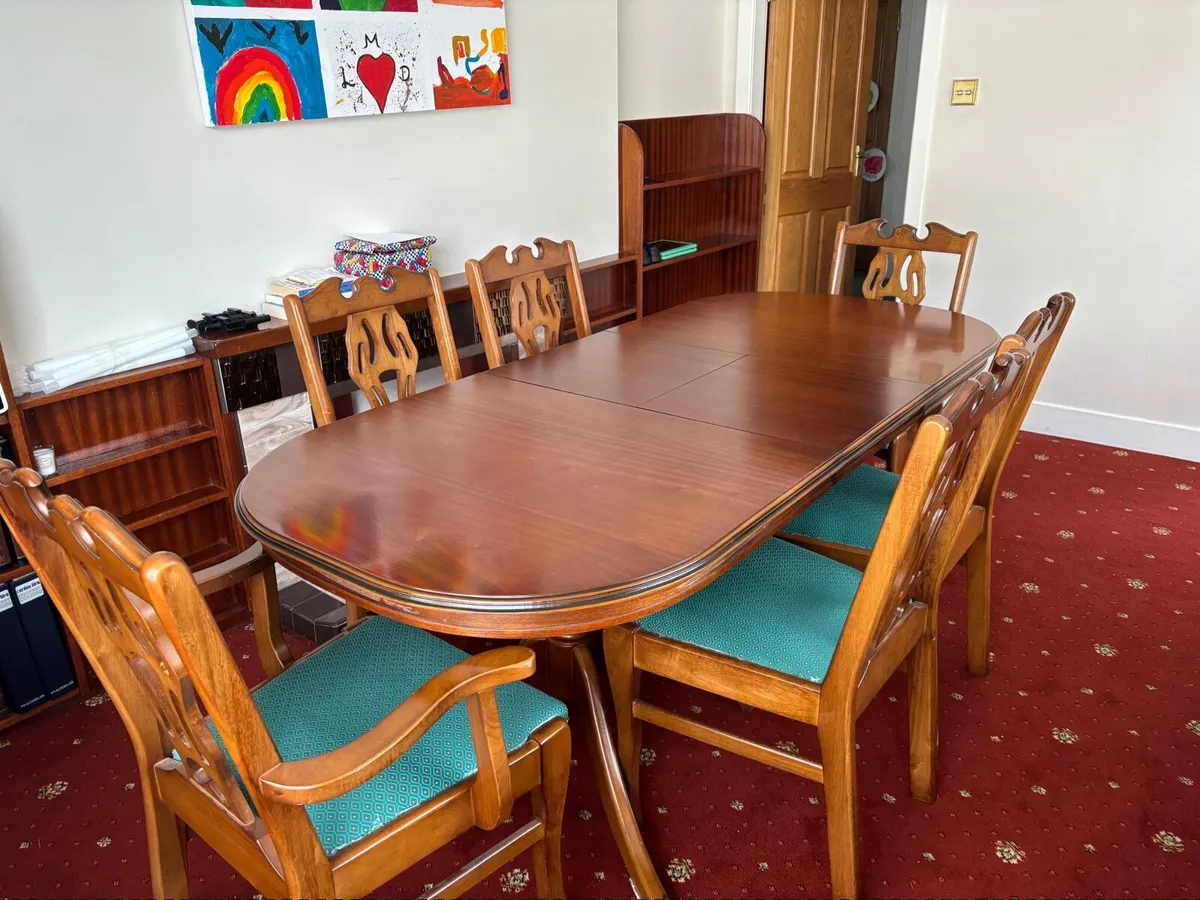 Dining table x6 Chairs - Image 4