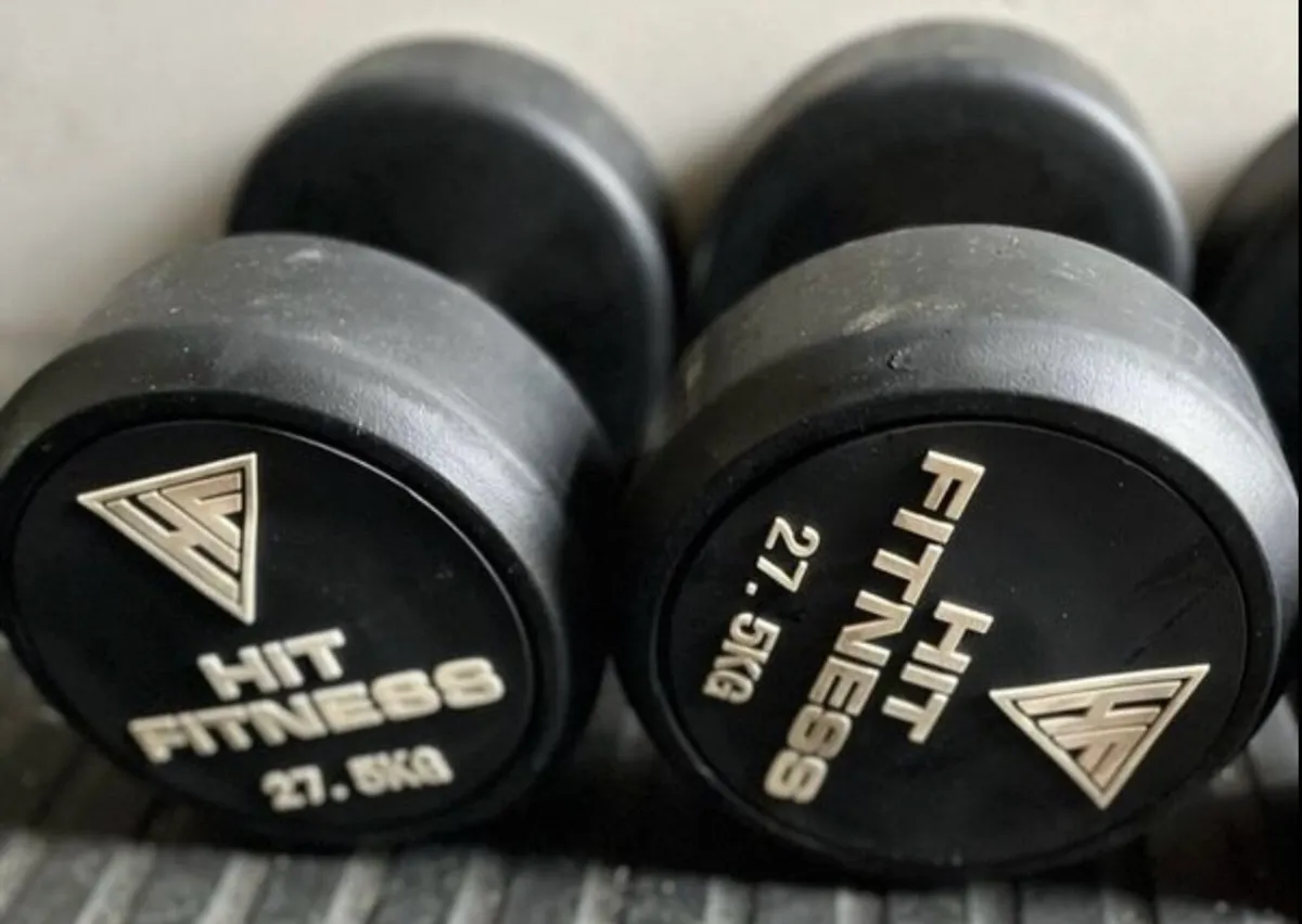 2x27.5kg dumbbells - Image 1
