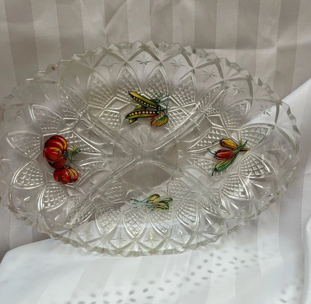 Glass serving dish - Image 1