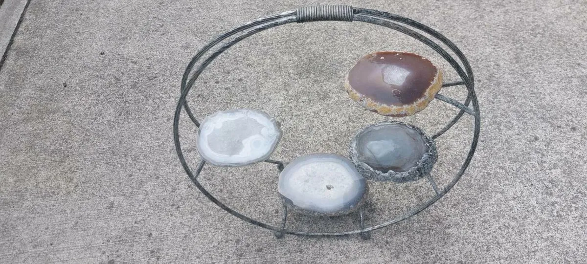 Natural Agate Geode polished - Image 2