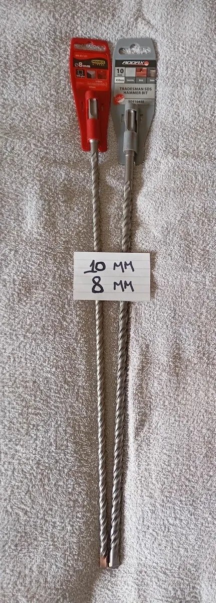 450mm x 10mm 450mm x 8mm SDS Bits