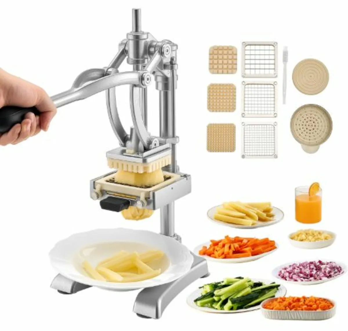 Commercial French Fry Cutter Vegetable Chopper - Image 1