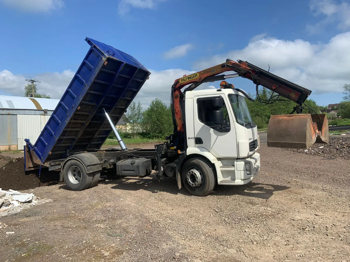 Volvo FL 240 Tipper & Crane 18 Ton Tested - Image 2