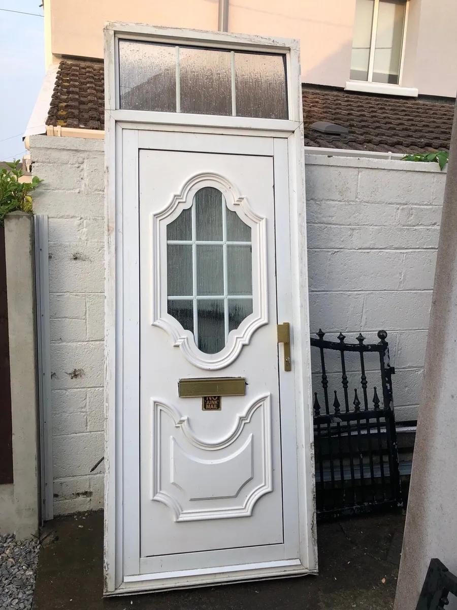 Pvc double glazed front door - Image 1