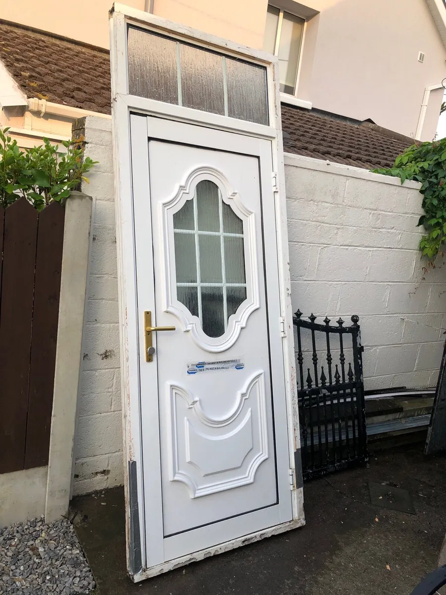 Pvc double glazed front door - Image 2