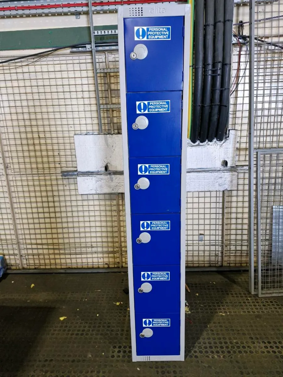 6 bay PPE locker