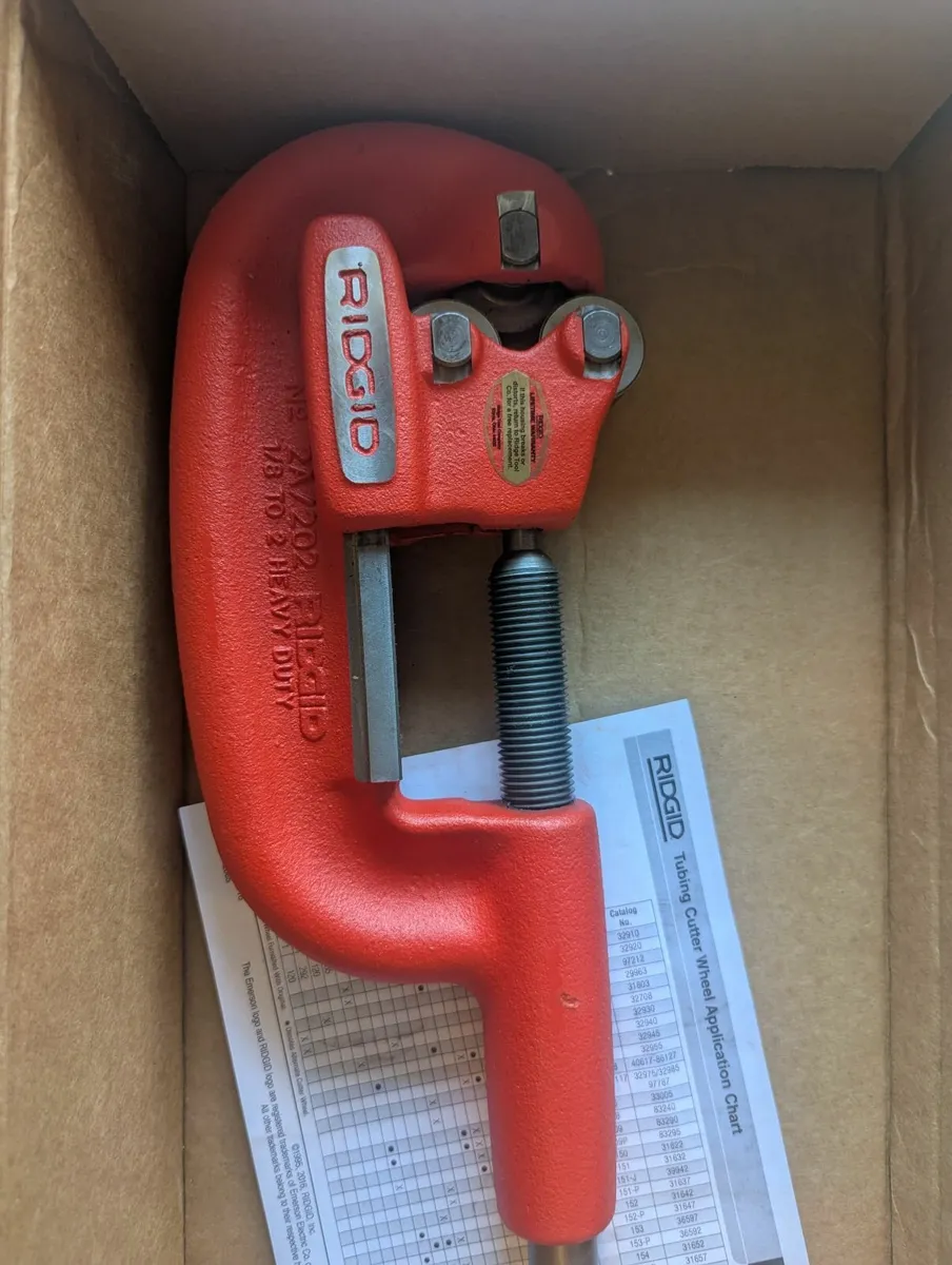 Ridgid steel pipe cutter 2-A cutting range max. DN - Image 3