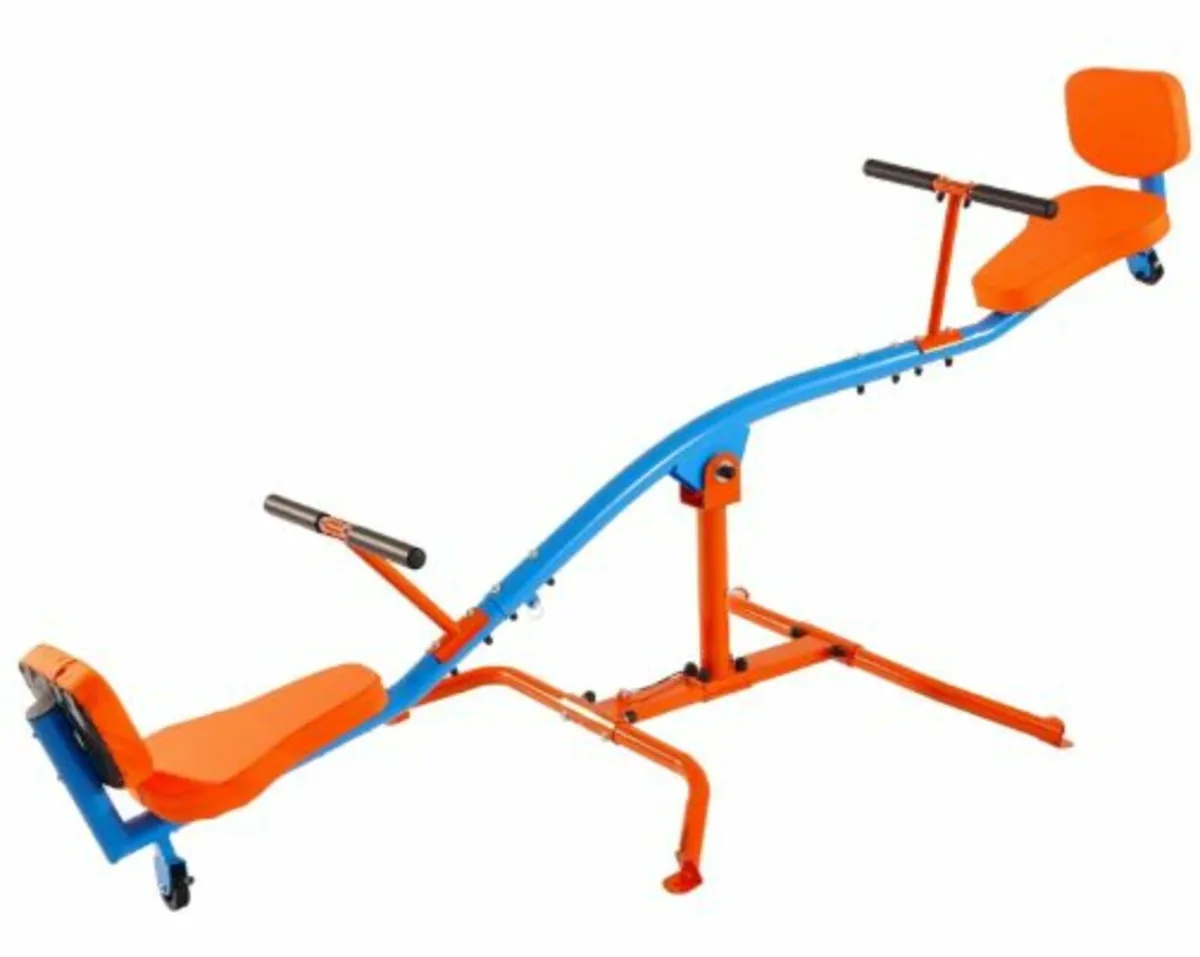 Kids Seesaw 300 lbs Capacity 360 Degrees Rotating - Image 2