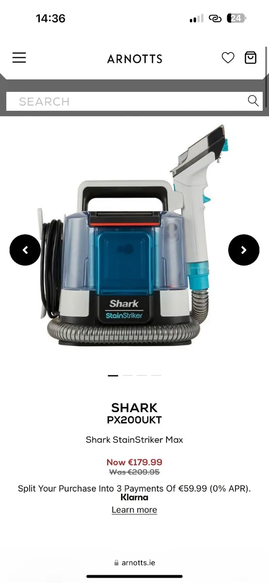 Shark spot cleaner