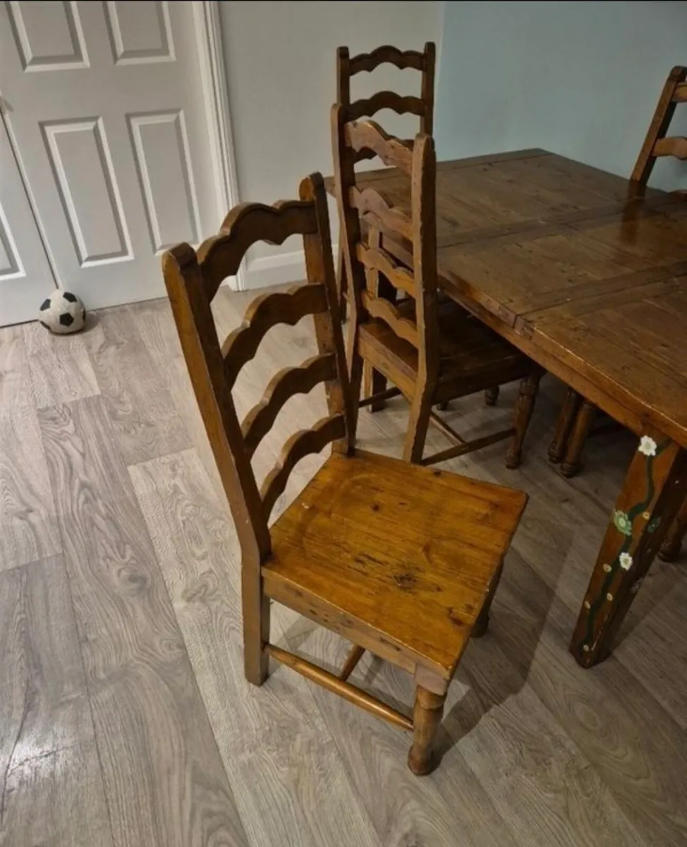 Kitchen Table & 6 Chairs - Image 3