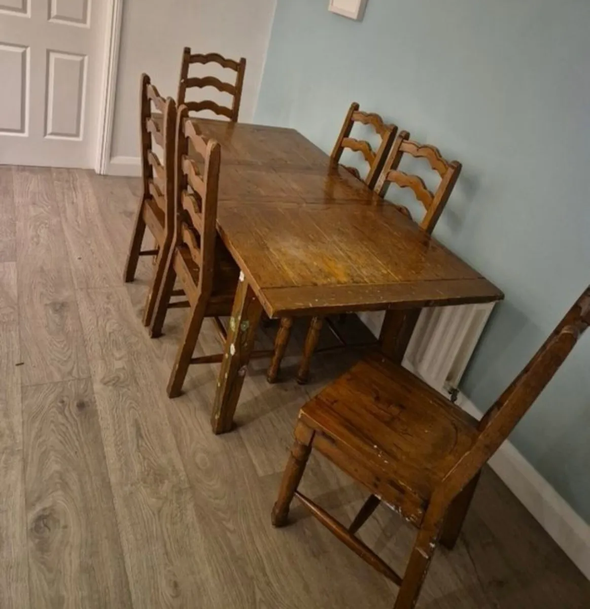 Kitchen Table & 6 Chairs - Image 4