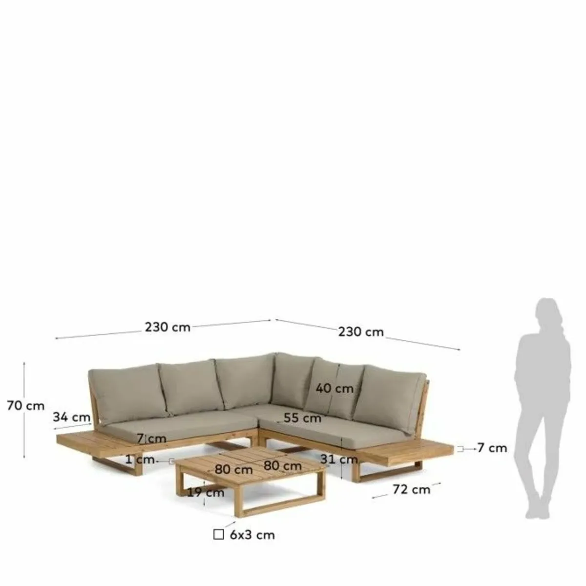 Corner Sofa for Garden - Image 3