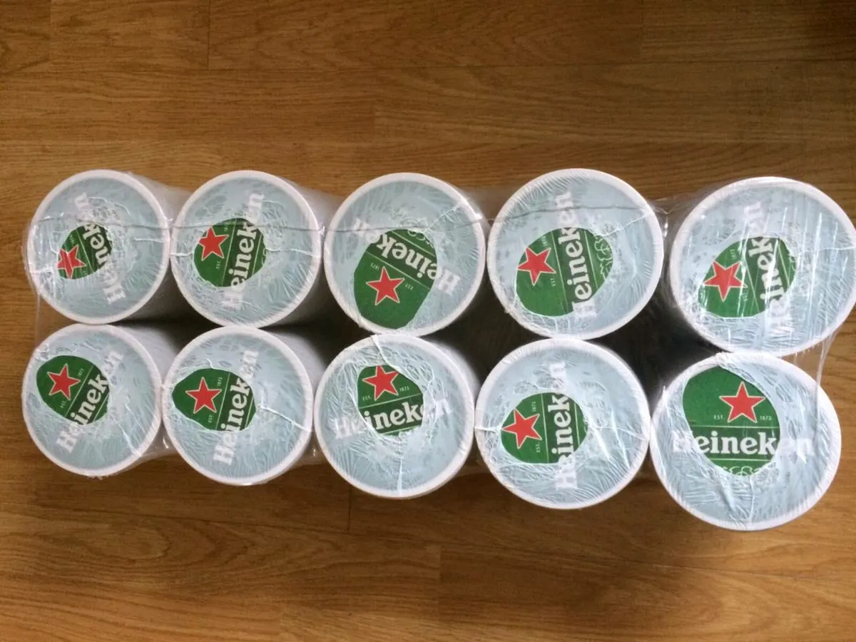 1000 New Heineken Beer Coasters/ Matts - Image 1