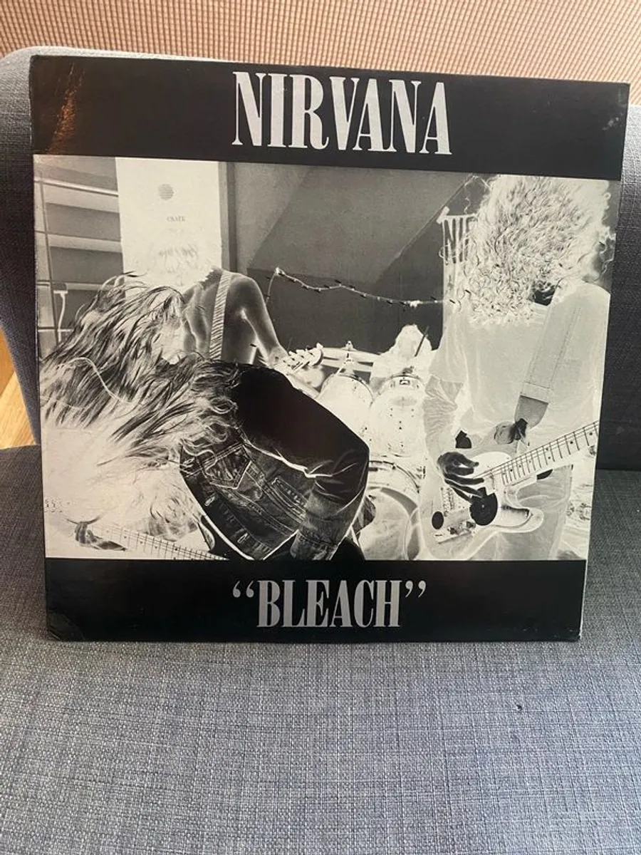 Nirvana "Bleach" RED VINYL 1989 Australia - Image 1