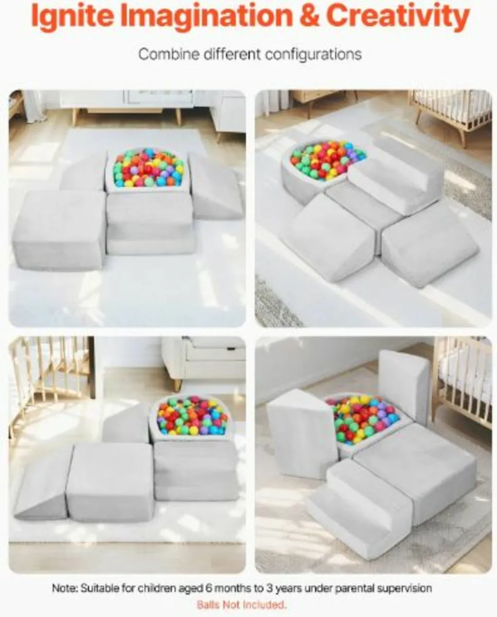 Climbing Toys, 5-pack, Foam Climbing Blocks - Image 2