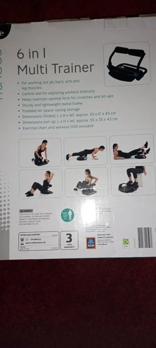 Womens 6-1 multi trainer aldi - Image 2