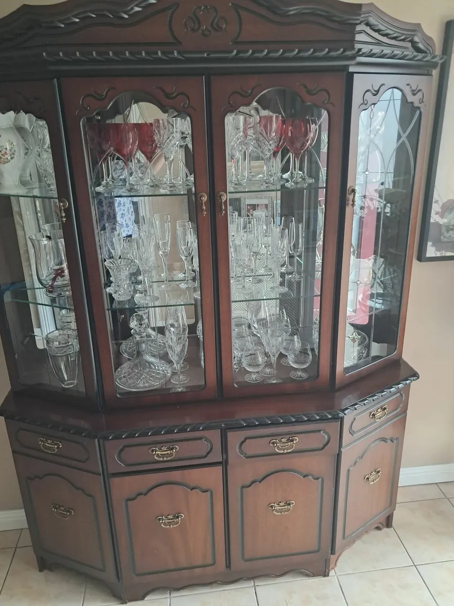 Mahogany display Cabinet