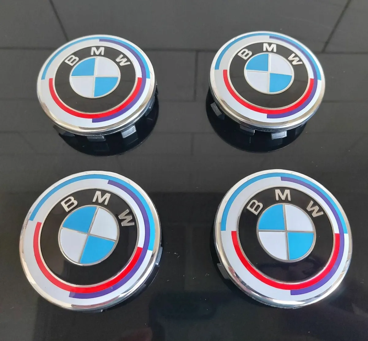 4 x BMW Anniversary Caps (56 & 68mm) Free Post - Image 1